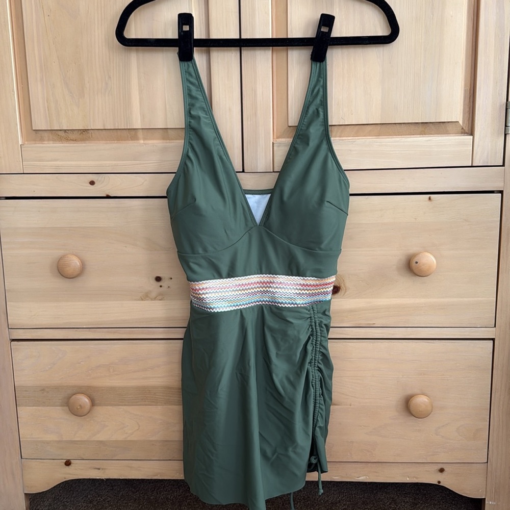Stunning detailed Stylish Green swimsuit